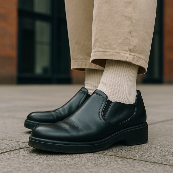 DANSKO | Jocelyn Black Leather Slip On Shoes Clogs Size EU 40 US 9 Nurse Office - Picture 1 of 9
